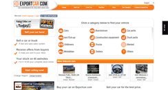 Desktop Screenshot of exportcar.com