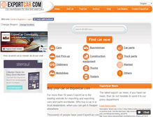 Tablet Screenshot of exportcar.com